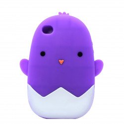 iPhone 4 4S 3D Chick Case (Purple)